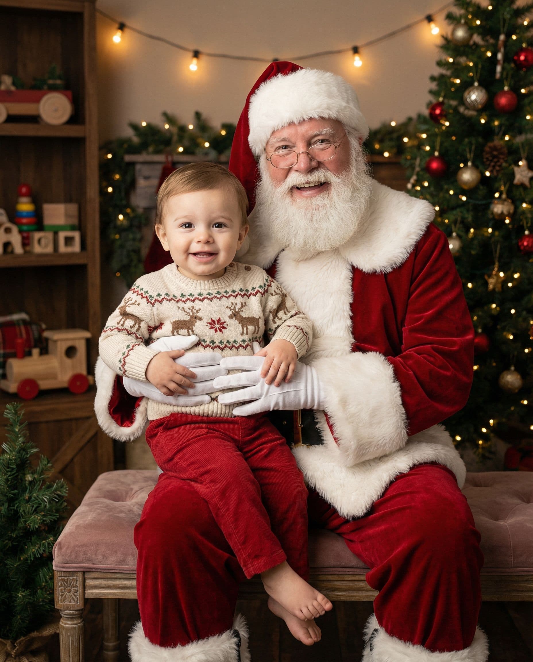 AI Santa photo example 1