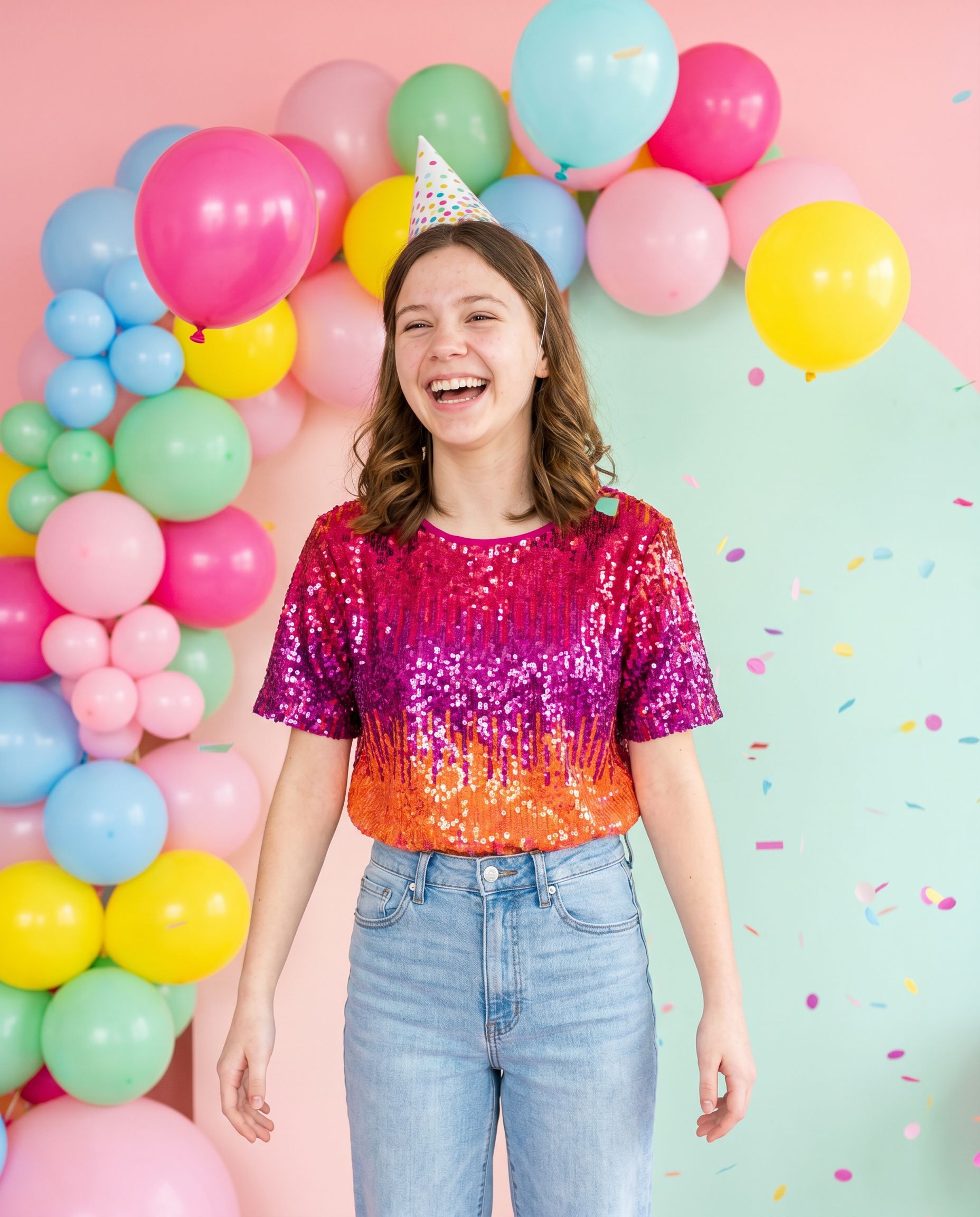 Birthday AI photoshoot example