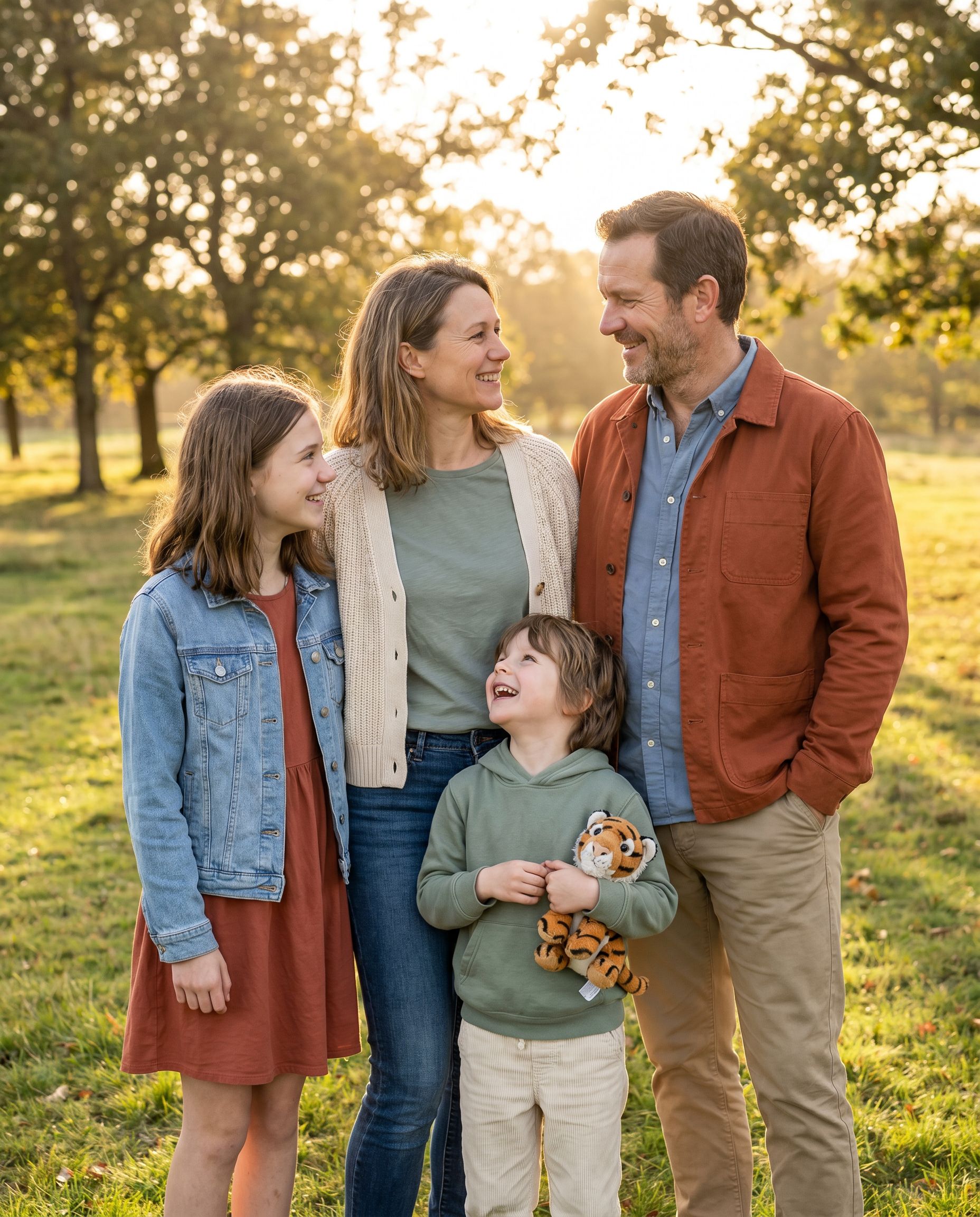 Family AI photoshoot example
