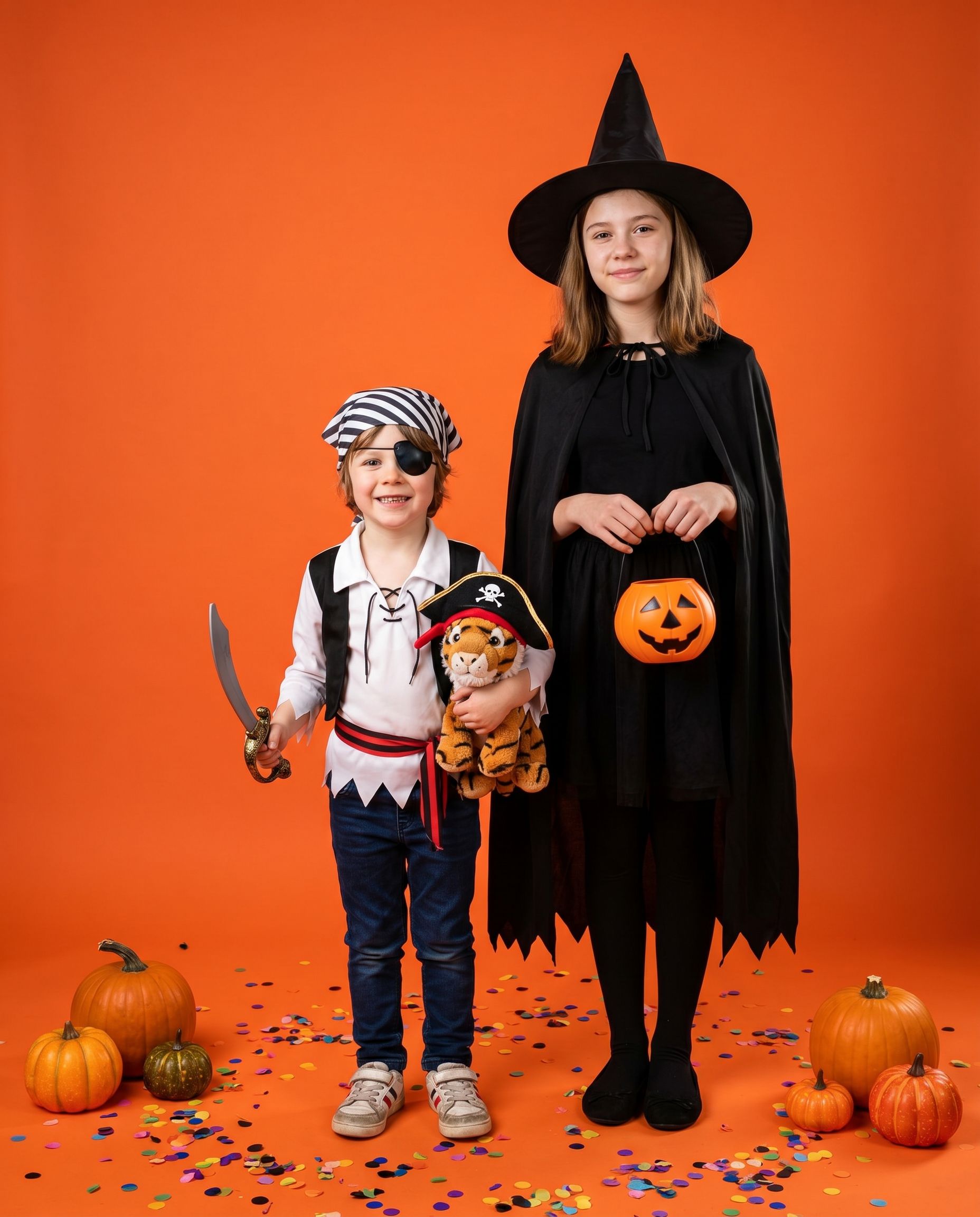 Halloween studio photoshoot example 1