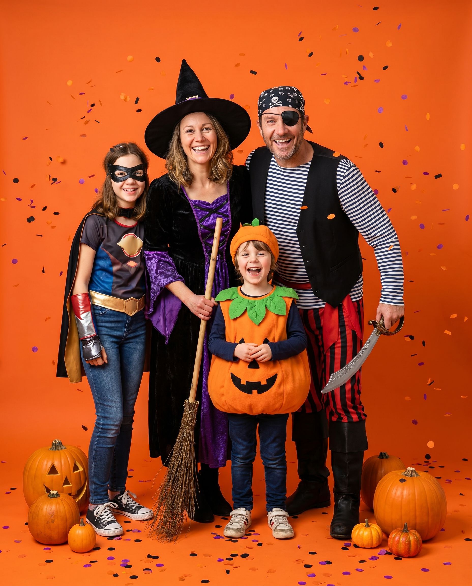 Halloween studio photoshoot example 2